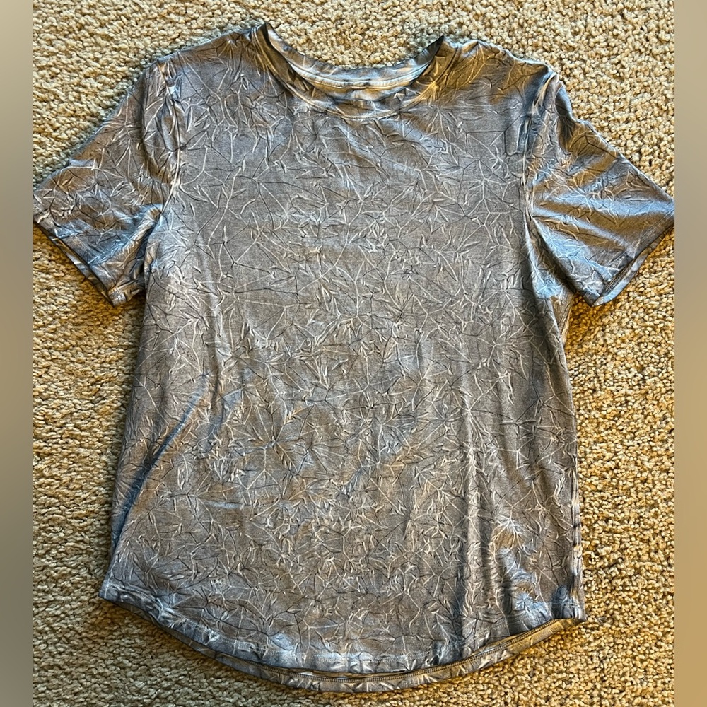 Lululemon t-shirt- Grey tie dye